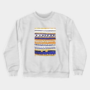 Random aztec pattern Crewneck Sweatshirt